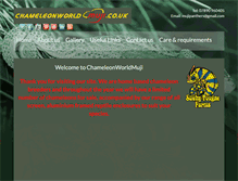 Tablet Screenshot of chameleonworldmuji.co.uk